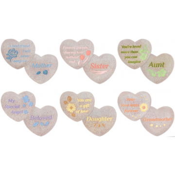 Relationship Heart Stones
