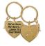 Listen to your Heart - Rainbow Bridge Keychain
