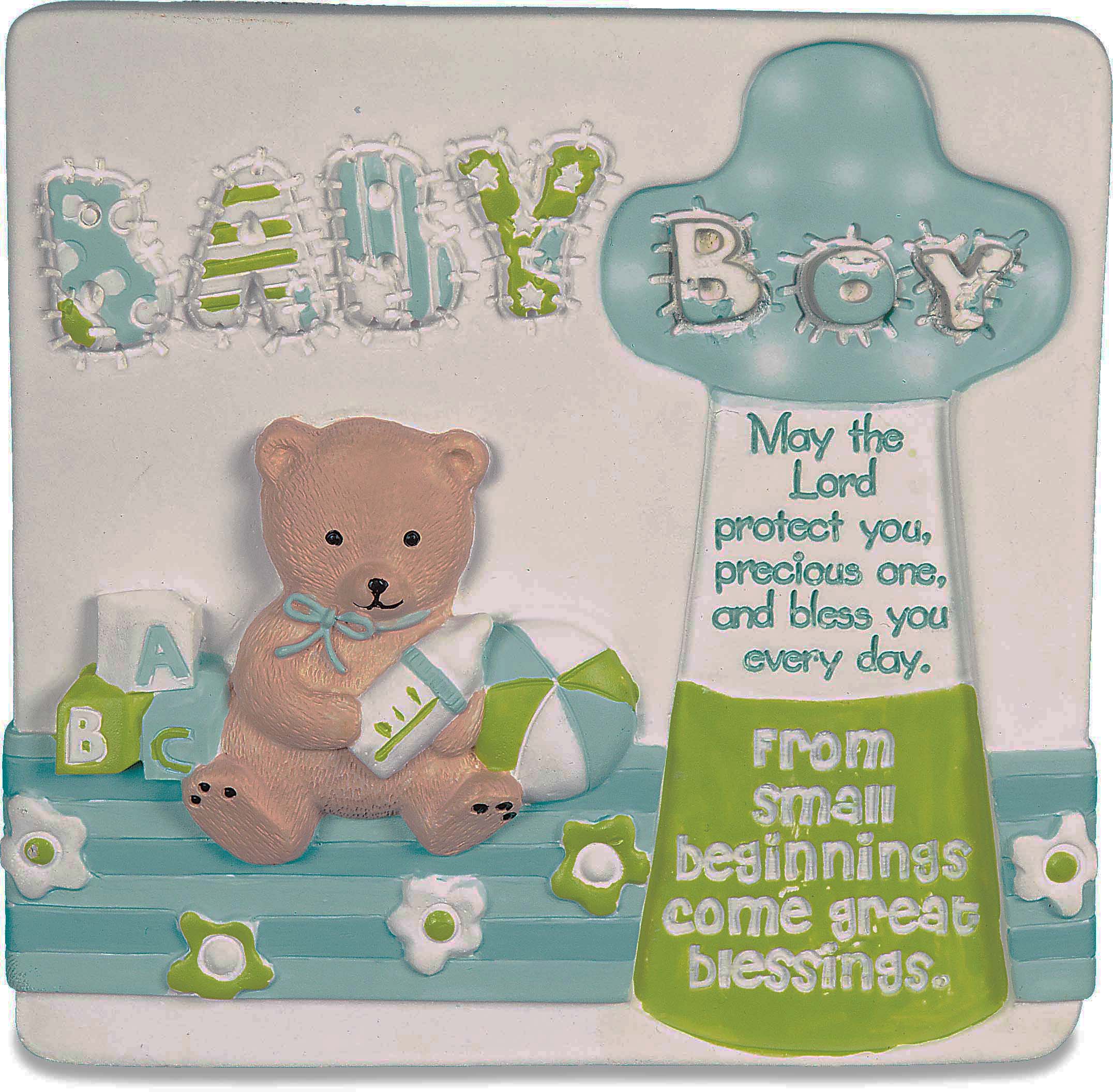 Plaque Boy - Baby Blessings