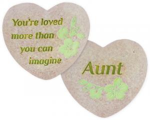 Heart of AngelStar Pocket Stone - Aunt
