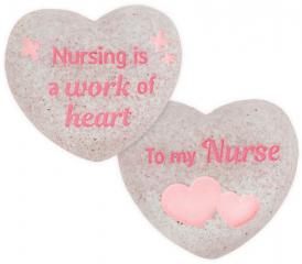 Heart of AngelStar Pocket Stone - Nurse