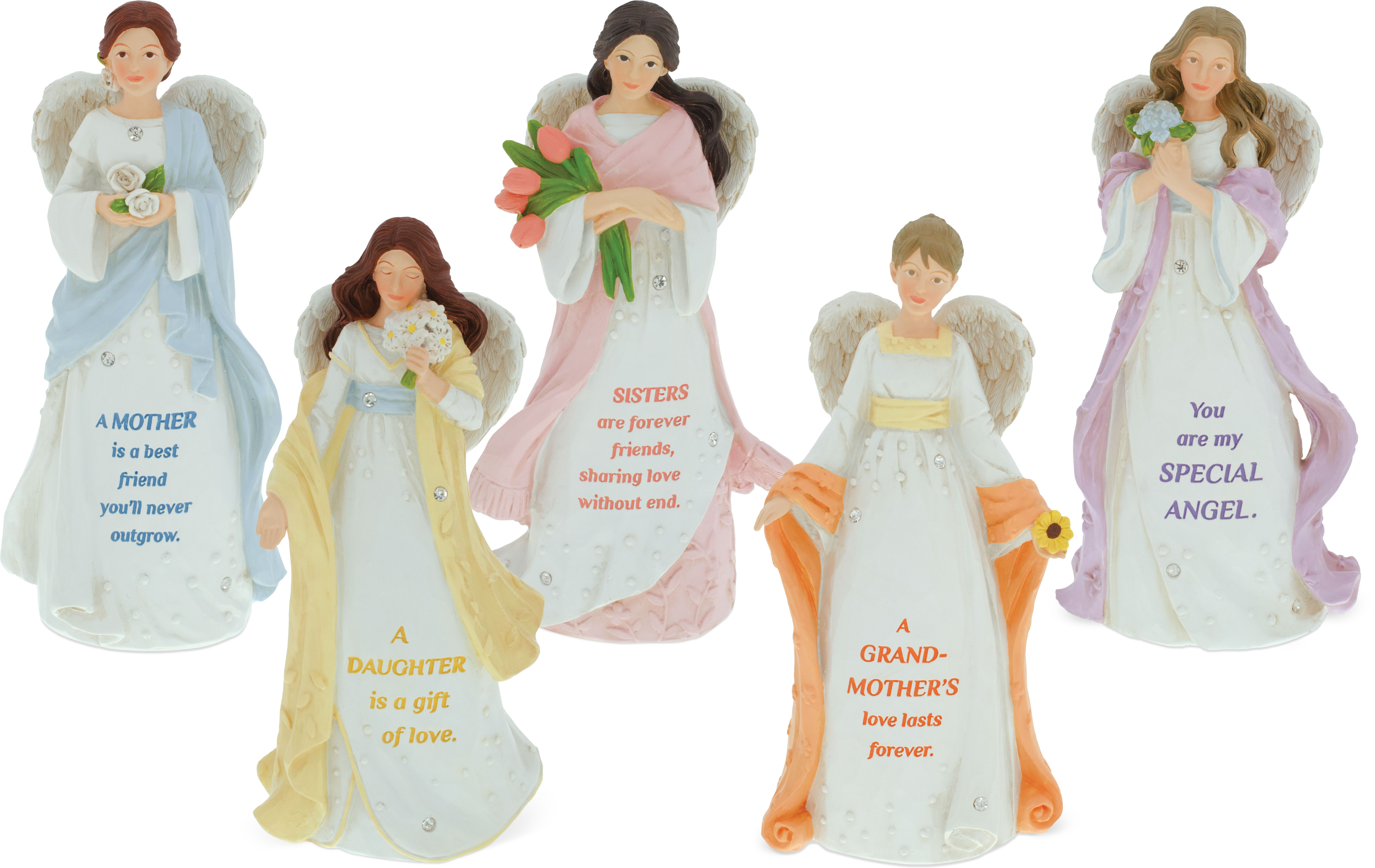 Heart of AngelStar Relationship Figurine 12 Piece Assortment