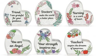 Heart of AngelStar Occupation Glass Plaque Assortment