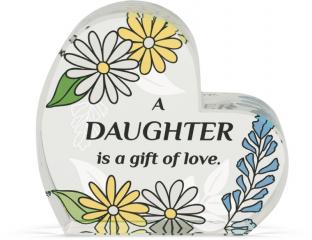 Heart of AngelStar Glass Plaque - Daughter