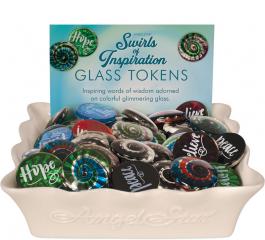 Swirls of Inspiration Glass Token Assortment