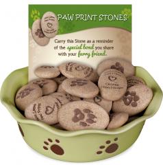 Paw Print Stone 48 Piece Assortment