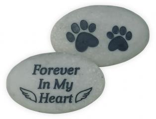 Rainbow Bridge Pet Stone - Forever In My Heart