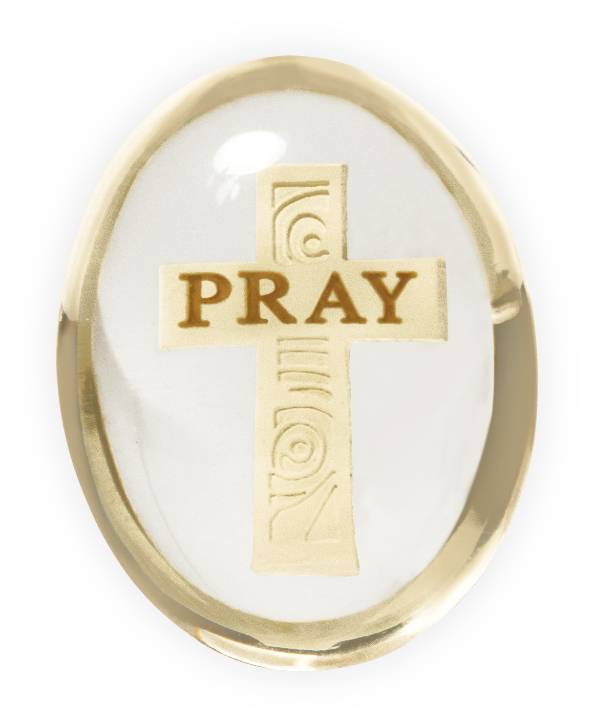 Square Cross - Prayer Stone