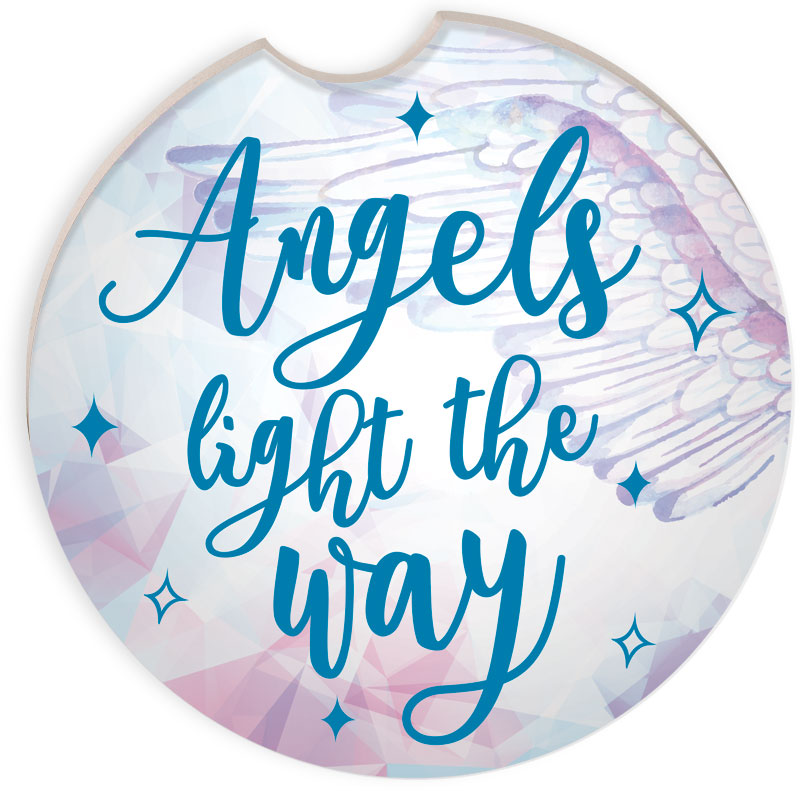 Angels Light - Guardian Angel Auto Coaster