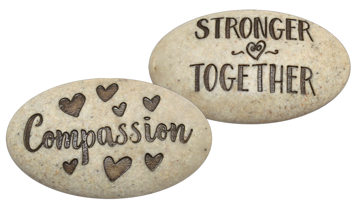 Compassion - Stronger Together Stones