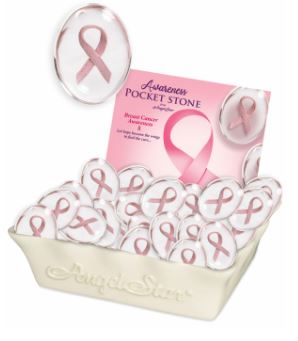 Pink Ribbon Stone 36pc Prepack