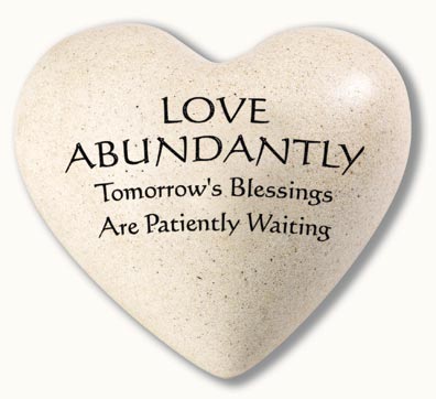 Heart Stone Love Abundantly- Heartfelt Expressions             