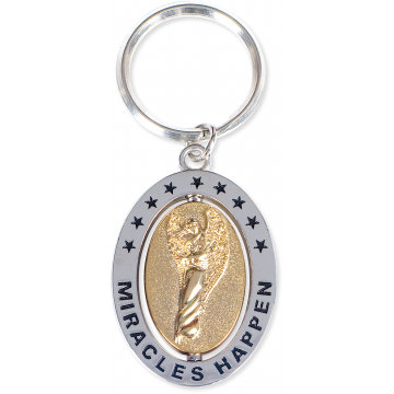 Miracles Happen Key Chain