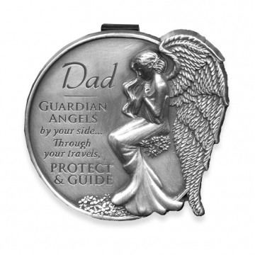 Dad Guardian Angel Visor Clip