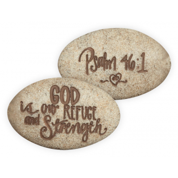 Psalm 46:1 Stone