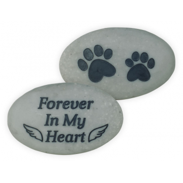 Rainbow Bridge Pet Stone - Forever In My Heart