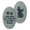 Rainbow Bridge Pet Stone - Dogs Leave Paw Prints On Your Heart Forever