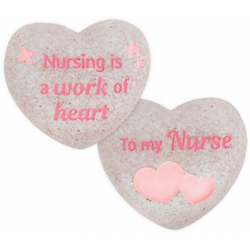 Heart of AngelStar Pocket Stone - Nurse