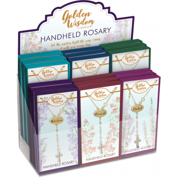 Golden Wisdom Handheld Rosary Assortment