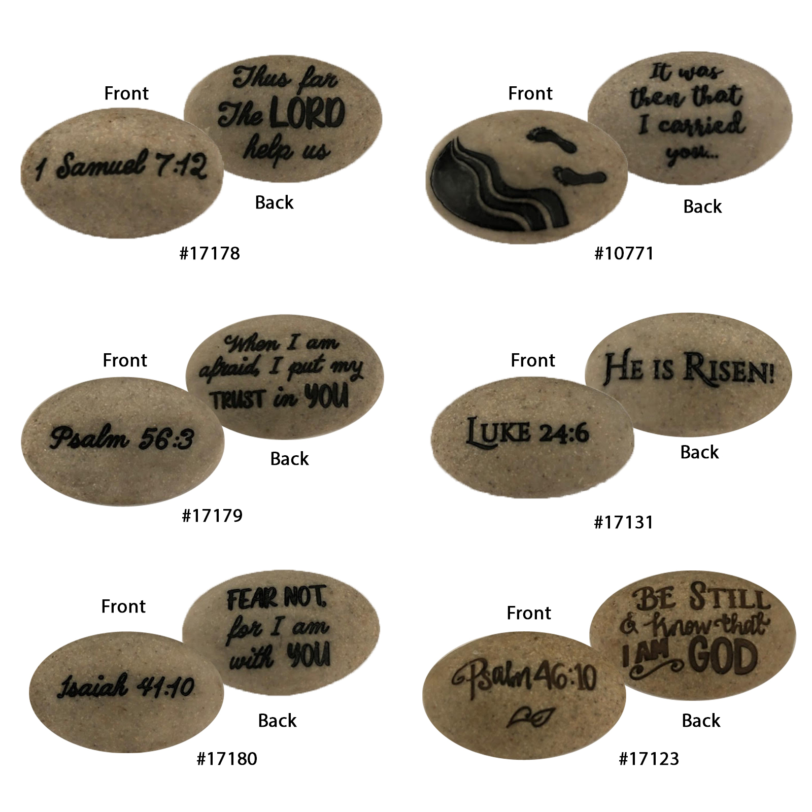 Refill - Scripture Stones 72pc Assortment :: Scripture Stones :: Pocket ...
