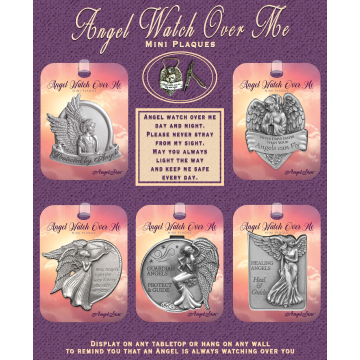 Inspirational Angel Watch Over Me Mini Plaques 30pc Assortment