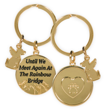 Rainbow Bridge Dog - Rainbow Bridge Keychain