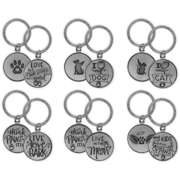 Refill - Pawsitive Keychain 72pc Assortment