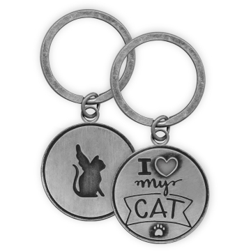 Love Cat - Pawsitive Keychain