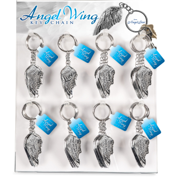 Refill - Angel Wing Keychain 48pc Assortment