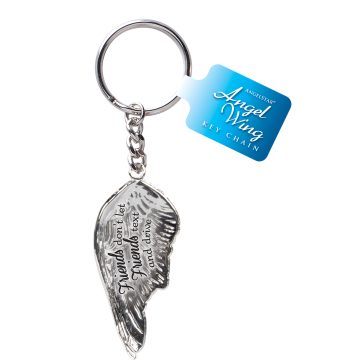 Friends Don’t - Angel Wing Keychain