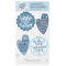 Hearts and Snowflakes - Bookmark