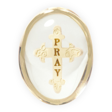 Decorative Cross - Prayer Stone